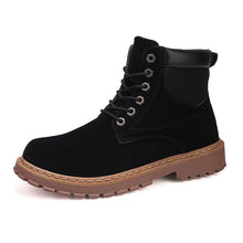 Load image into Gallery viewer, angnest Rubber Boots Men 2018 Autumn Casual Working Boots Fashion Male Ankle Boots Solid High Top Platform Shoes Man XMX933