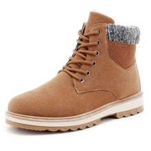 Load image into Gallery viewer, Tangnest Winter Warm Men Ankle Boots Casual Faux Suede Leather Snow Boots Soft Thick Fur High Top Shoes Fashion Men Shoes XMX932