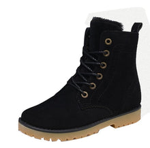 Load image into Gallery viewer, 2017 New men new retro snow boots lace-up leather solid flats warm male cotton martin shoes ankle boots botas de los hombres