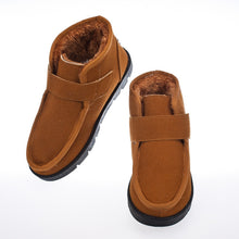 Load image into Gallery viewer, GAORUI new fashion men boys thermal buckle snow boots warm men's winter snow boots hiking shoes leather boots  wholesale