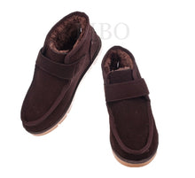 Load image into Gallery viewer, GAORUI new fashion men boys thermal buckle snow boots warm men's winter snow boots hiking shoes leather boots  wholesale