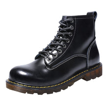 Load image into Gallery viewer, High Quality Leather Men Boots Waterproof Winter Ankle Boots Work Outdoor Boots