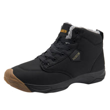Load image into Gallery viewer, Fashion Leisure Men's Flat Shoe Round Head Keep Warm Non-Slip Lace-UP Snow Boots