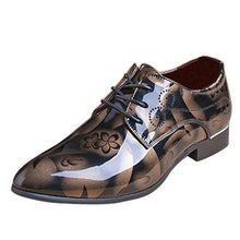 Load image into Gallery viewer, Men  Shoes 2019 Brand Luxury Loafer Shoes Patchwork Of PU Leather Pointed Toe Slip On Dress Shoes Plus Size 38-48